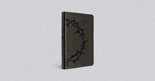 ESV Thinline Bible (TruTone, Charcoal, Crown Design) — back cover