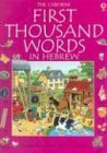 The Usborne First Thousand Words in Hebrew: With Easy Pronunciation Guide (Hebrew Edition)
