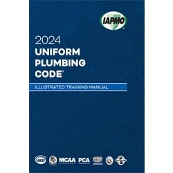 2024 Uniform Plumbing Code Illustrated Training Manual