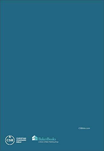 CSB Baker Illustrated Study Bible, hardcover — back cover