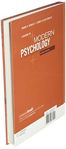 A History of Modern Psychology (MindTap Course List) by Schu
