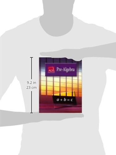 AGS Pre-Algebra — back cover