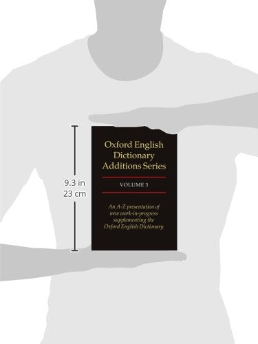 Oxford English Dictionary Additions Series, Vol. 3