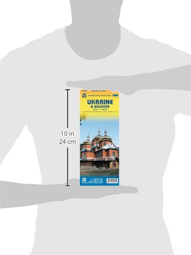 Ukraine & Moldova / Crimea 1:1,000,000 Travel Reference Map