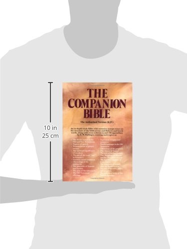 The Companion Bible, Indexed (Black Bonded Leather) — back cover