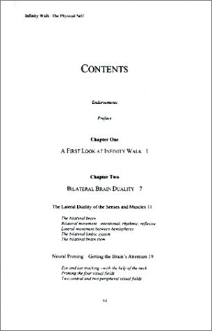 Infinity Walk, Book I: The Physical Self