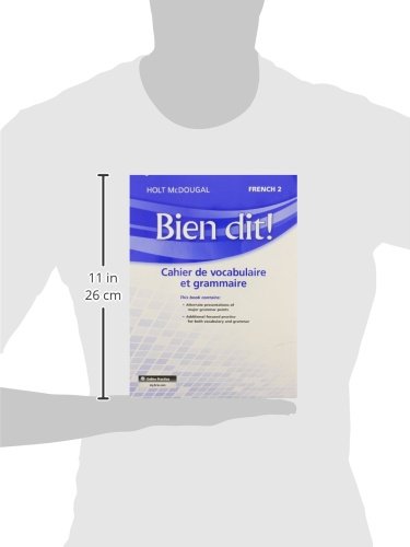 Bien Dit!: Vocabulary and Grammar Workbook Student Edition Level 2 (French Edition)