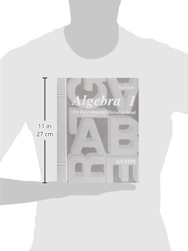 Algebra 1: An Incremental Development - Test Forms, 3rd Edition