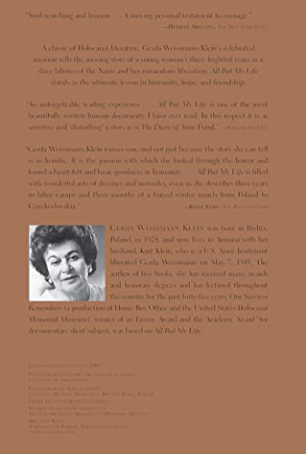 All But My Life: A Memoir by Gerda Weissmann Klein