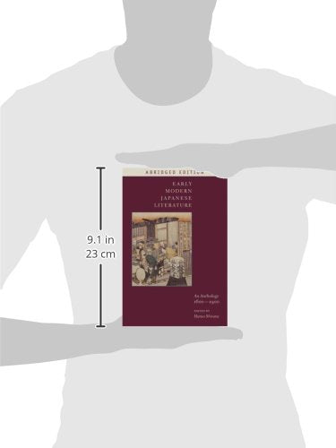 Early Modern Japanese Literature: An Anthology, 1600-1900 (Abridged Edition) (Translations from the Asian Classics (Paperback))