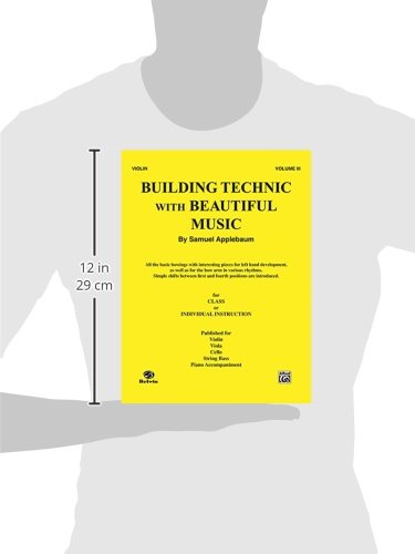 Building Technic With Beautiful Music, for Violin, Vol.III