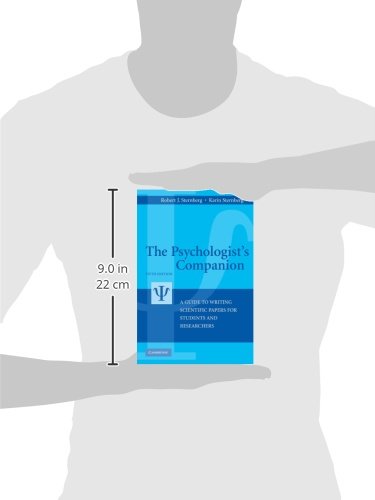 The Psychologist's Companion: A Guide to Writing Scientific Papers for Students and Researchers