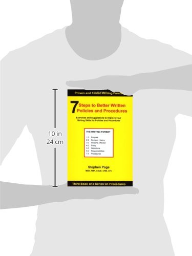 7 Steps to Better Written Policies and Procedures — back cover
