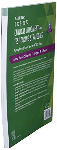 Saunders 2022-2023 Clinical Judgment and Test-Taking Strategies: Passing Nursing School and the NCLEX