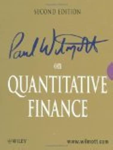 Paul Wilmott on Quantitative Finance 3 Volume Set (2nd Edition)