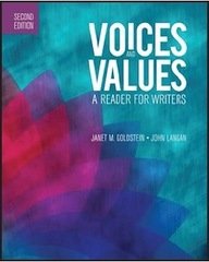 Voices and Values: A Reader for Writers