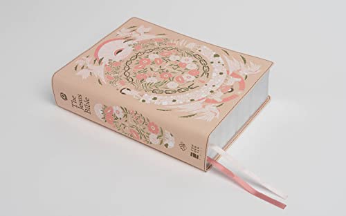 The Jesus Bible Artist Edition, ESV, Leathersoft, Peach Floral