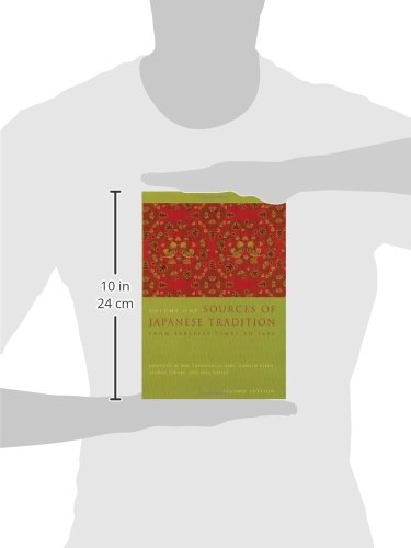 Sources of Japanese Tradition (Second Edition), Volume One: From Earliest Times to 1600