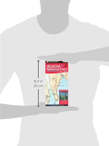 Acadia National Park Waterproof Trail Map, Maine