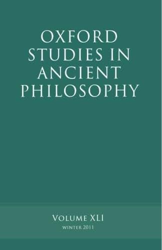 Oxford Studies in Ancient Philosophy