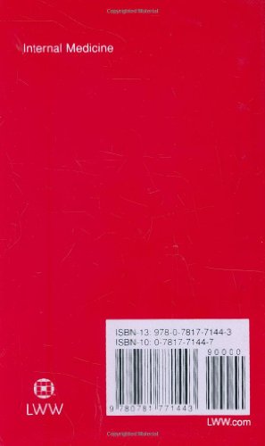 Pocket Medicine: The Massachusetts General Hospital Handbook of Internal Medicine (Pocket Notebook Series)
