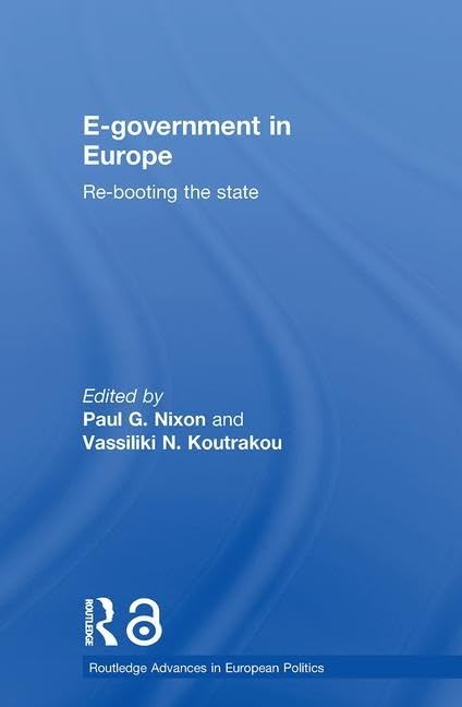 E-government in Europe (Routledge Advances in European Politics)