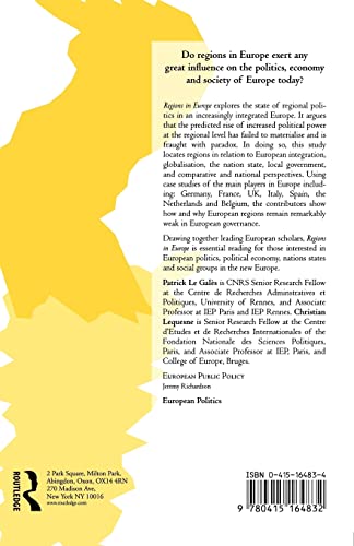 Regions in Europe: The Paradox of Power (Routledge Research in European Public Policy)