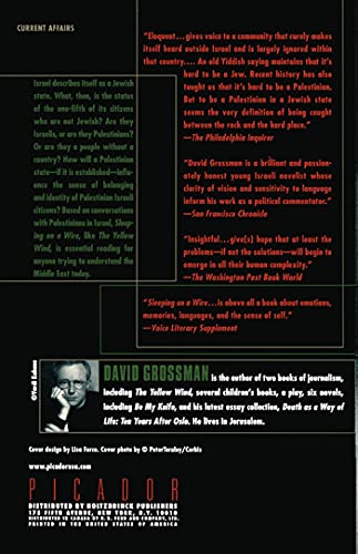 Sleeping on a Wire: Conversations with Palestinians in Israel