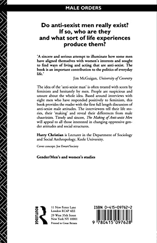 The Making of Anti-Sexist Men (Male Orders)