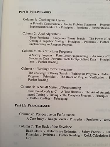 Programming Pearls (ACM Press)
