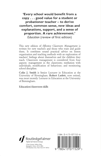 Effective Classroom Management: A Teacher's Guide