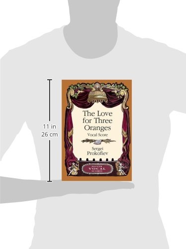 The Love for Three Oranges Vocal Score — back cover