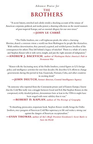 The Brothers: John Foster Dulles, Allen Dulles, and Their Secret