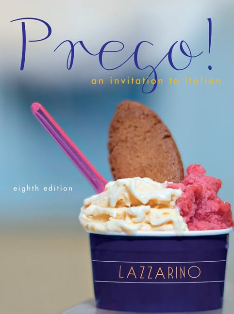 LOOSELEAF FOR PREGO AN INVITATION TO ITALIAN by Lazzarino, G