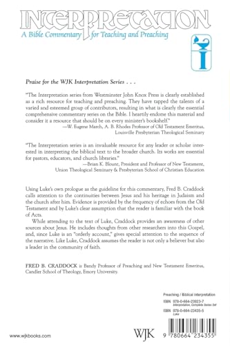 Luke: Interpretation: A Bible Commentary for Teaching and Pr