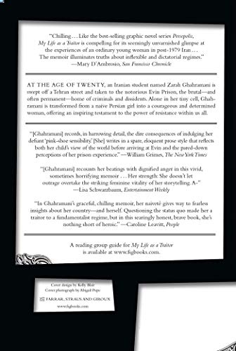 My Life as a Traitor: An Iranian Memoir — back cover