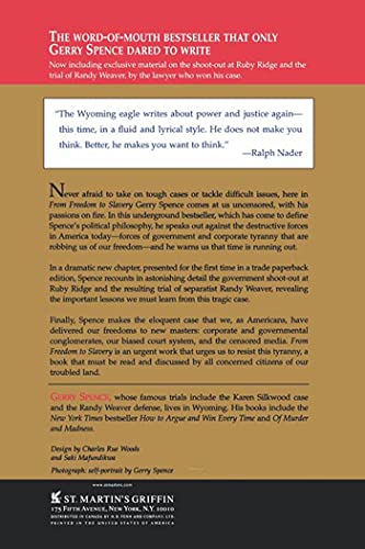 From Freedom To Slavery: The Rebirth of Tyranny in America