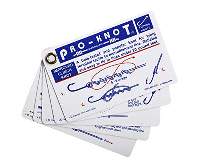 Pro-Knot Fishing Knots Waterproof Knot Cards (12 Best)