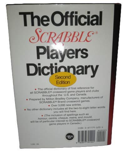 The Official Scrabble Players Dictionary
