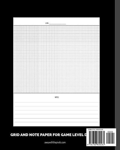 The Game Maker's Level Design Sketchbook: For indie game designers and game artists to sketch out game levels. Each page contains a pixel grid plus ... gift for game developers, designers & artists