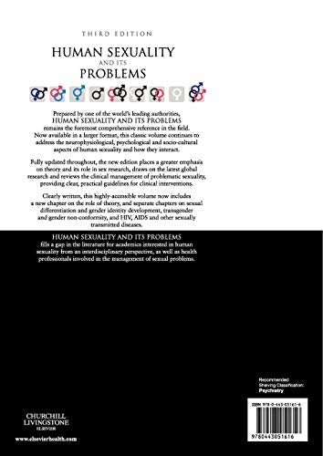 Human Sexuality and its Problems, 3rd Edition — back cover