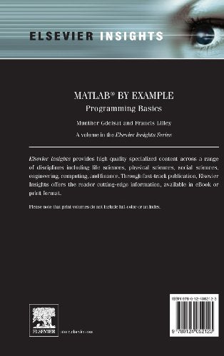 MATLAB by Example: Programming Basics (Elsevier Insights)