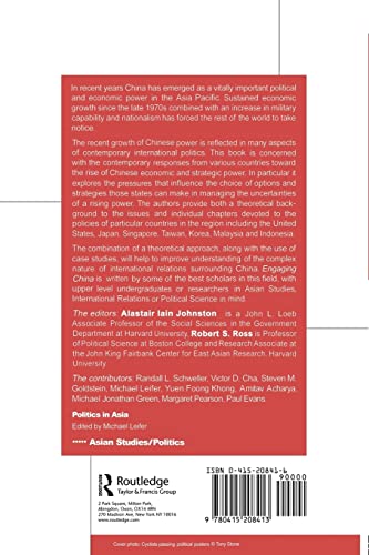 Engaging China: The Management of an Emerging Power (Politics in Asia)
