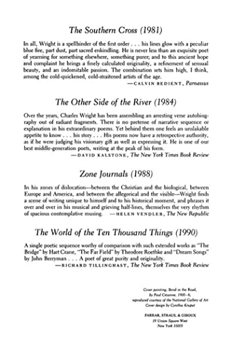 The World of the Ten Thousand Things: Poems 1980-1990