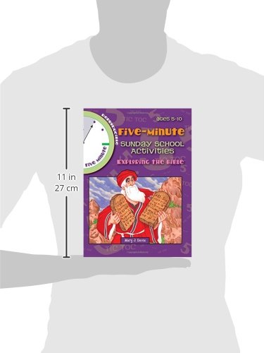 5 Minute Sunday School Activities: Exploring the Bible: Ages 5-10
