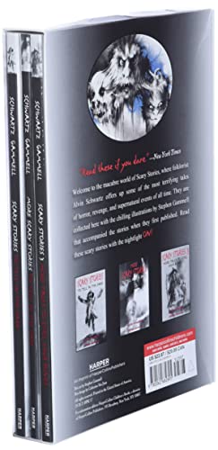 Scary Stories Paperback Box Set: The Complete 3-Book Collection with Classic Art by Stephen Gammell