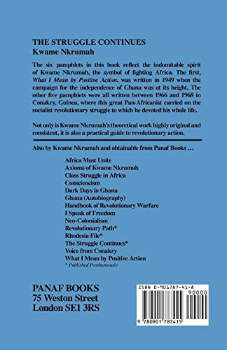The Struggle Continues — back cover