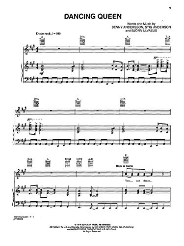 Mamma MIA! (Piano / Vocal / Chords)