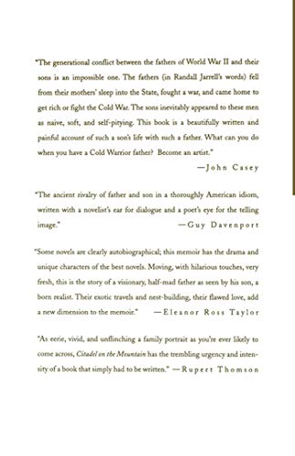 Citadel on the Mountain: A Memoir of Father and Son