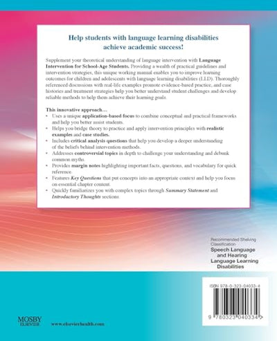 Language Intervention for School-Age Students: Setting Goals for Academic Success